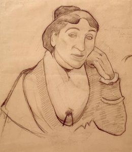 Portret Arlesienne autorstwa Paul Gauguin