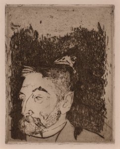 Portret Sat?fane Mallarm? autorstwa Paul Gauguin