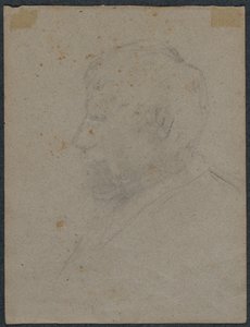 Profil Popiersie mężczyzny (verso) autorstwa Paul Gauguin