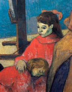 Rodzina Schuffeneckerów (szczegół) autorstwa Paul Gauguin