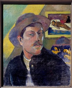 Autoportret. Obraz Paula Gauguina (1848-1903) autorstwa Paul Gauguin