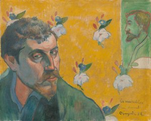 Autoportret z portretem Bernarda, "Les Misérables autorstwa Paul Gauguin