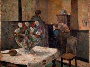 Martwa natura z kwiatami autorstwa Paul Gauguin