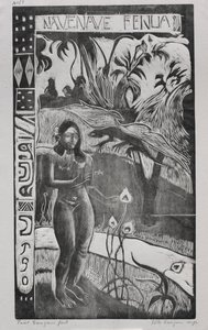 Seria tahitańska: Kraina rozkoszy. autorstwa Paul Gauguin