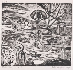 Seria tahitańska: ofiary dla Boga autorstwa Paul Gauguin