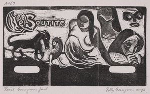 Seria tahitańska: Uśmiech autorstwa Paul Gauguin
