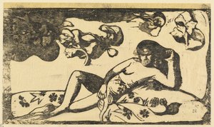 Pani Królewskiej Krwi autorstwa Paul Gauguin