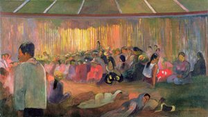 Te Fare Hymenee autorstwa Paul Gauguin