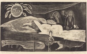 Te Po (Długa noc) autorstwa Paul Gauguin
