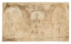 Te atua (Bóg), z Noa Noa Suite autorstwa Paul Gauguin