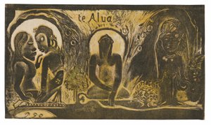 Te atua (Bóg) z Suity Noa Noa autorstwa Paul Gauguin