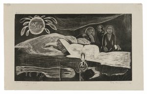 Te po (Noc), z Noa Noa Suite autorstwa Paul Gauguin