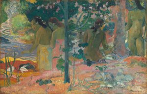 Kąpiący się autorstwa Paul Gauguin