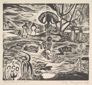 Dzień Boży, 1894-95. autorstwa Paul Gauguin