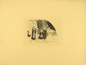 Dramaty morza - Bretania autorstwa Paul Gauguin