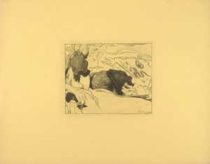 Praczki autorstwa Paul Gauguin