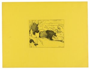 Praczki, z Apartamentu Volpini autorstwa Paul Gauguin