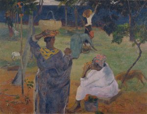 Drzewa mango, Martynika autorstwa Paul Gauguin
