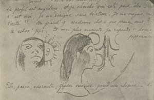 Profil jest kanciasty, 1936 autorstwa Paul Gauguin