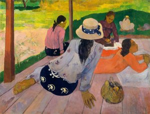Siesta, ca. 1892-94. autorstwa Paul Gauguin
