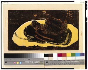 Widmo czuwa nad nią, 1893-94 autorstwa Paul Gauguin
