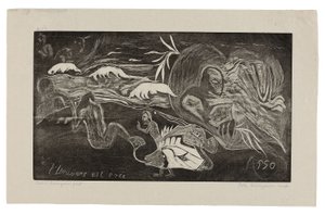Wszechświat jest tworzony), z Noa Noa Suite autorstwa Paul Gauguin