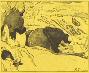 Praczki autorstwa Paul Gauguin