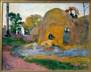 Keltainen myllykivikiillotus autorstwa Paul Gauguin