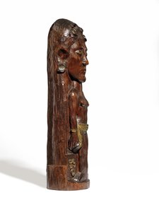 Teresa, ok. 1902-3 (rzeźbione drewno miro, złocenia i miedziane gwoździe) (patrz również 2835560-1) autorstwa Paul Gauguin