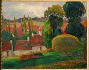 Farma w Bretanii autorstwa Paul Gauguin