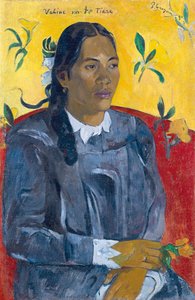 Kobieta z kwiatem Kobieta z kwiatem. autorstwa Paul Gauguin