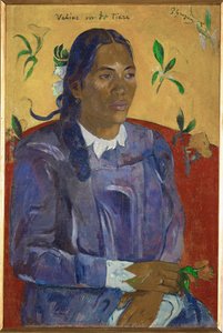 Vahine no te tiare (olej na płótnie) autorstwa Paul Gauguin