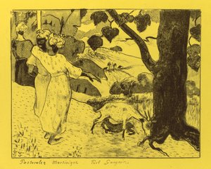 Suita Volpini: Pastoralna Martynika (Pastorales Martynika) autorstwa Paul Gauguin