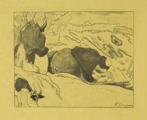 Praczki, 1889 autorstwa Paul Gauguin