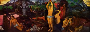 Skąd pochodzimy - czym jesteśmy - dokąd idziemy, 1936 autorstwa Paul Gauguin