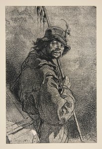 (ŚMIERĆ SZCZUROM). autorstwa Paul Gavarni