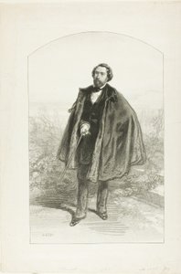 Alfred de Musset autorstwa Paul Gavarni