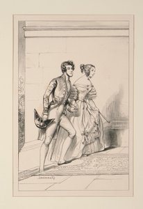KOSTIUM SĄDOWY 1837 autorstwa Paul Gavarni
