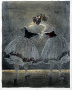 Tancerze Gavarni - XIX wiek autorstwa Paul Gavarni
