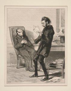 Dramat w pięciu aktach, w domu, z prologiem i epilogiem. autorstwa Paul Gavarni