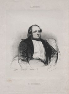 Henri Bonawentura Monnier, 1840. autorstwa Paul Gavarni