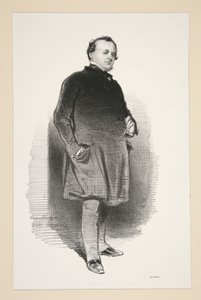 Henry Monnier autorstwa Paul Gavarni