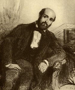 Henryk Murger (1822-61) autorstwa Paul Gavarni