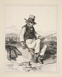 JEROME SAUVAGE (znany jako Ojciec Belenfant). autorstwa Paul Gavarni