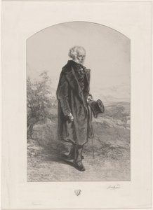 Jean Baptiste Isabey autorstwa Paul Gavarni