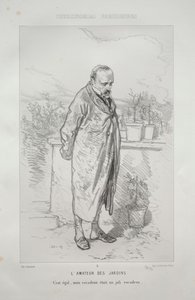 Miłośnik ogrodu. autorstwa Paul Gavarni