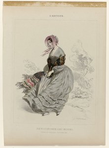 Artysta, Wiejska toaleta, wrzesień 1840: Fizjonomia trybów. autorstwa Paul Gavarni
