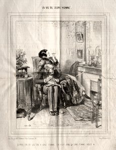 Życie młodego mężczyzny, 1842. autorstwa Paul Gavarni