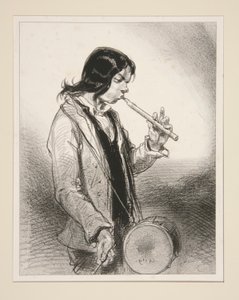 Le Galoubet. autorstwa Paul Gavarni