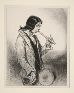 Le Galoubet. autorstwa Paul Gavarni